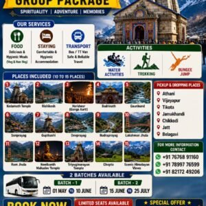 KEDARNATH GROUP PACKAGE | 50 SEATS AVAILABLE